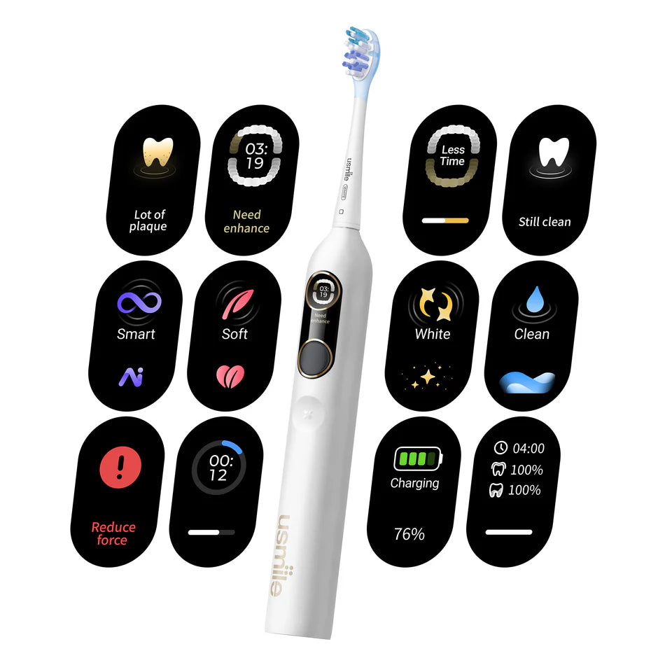 Electric Toothbrush with Missed Spots Guidance