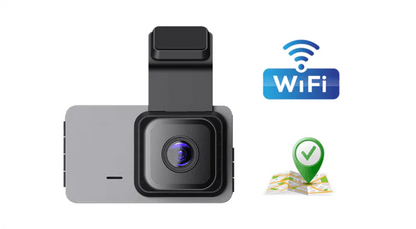 Caméra de Tableau de Bord HD avec WiFi et GPS