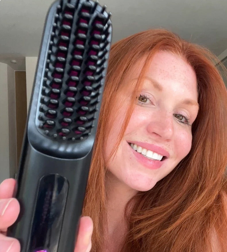 Portable Straightener Brush - GoBrush PRO