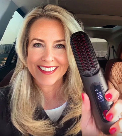 Portable Straightener Brush - GoBrush PRO